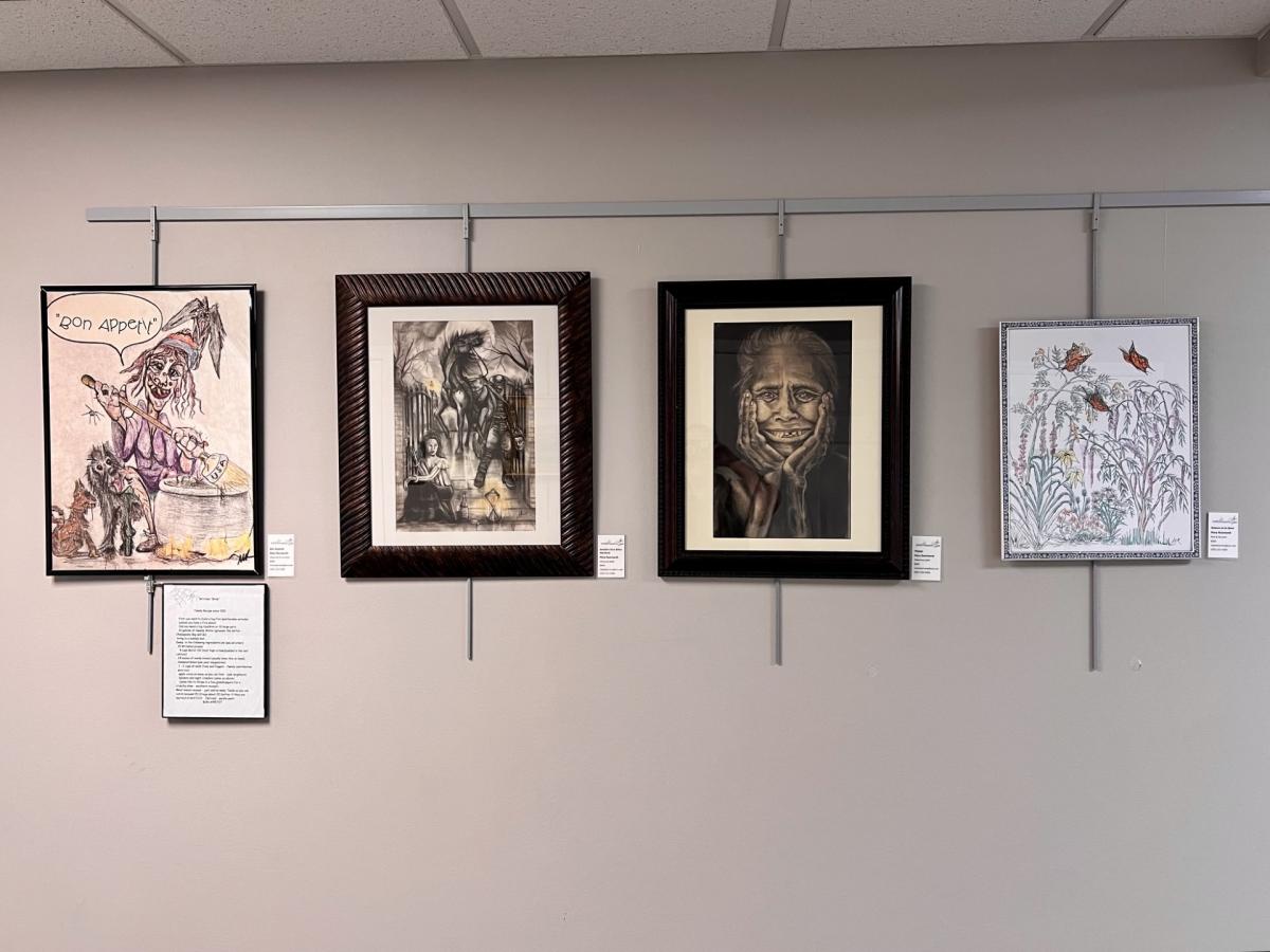 Four pieces of artwork