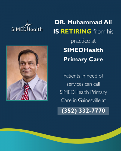 Dr. Muhammad Ali Retires from SIMEDHealth