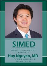 SIMED welcomes Dr. Huy Nguyen to the SIMED Rehabilitation Medicine team in Ocala.