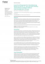  A case report of long-term nonprogressive Interstitial Lung Disease