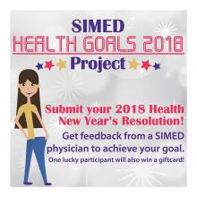 SIMED Health Goals 2018 Project New Year's Contest Campaign