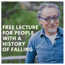 Free Lecture for people with a history of falling