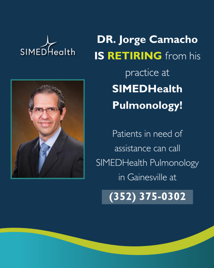 Jorge Camacho, MD, retires from SIMEDHealth